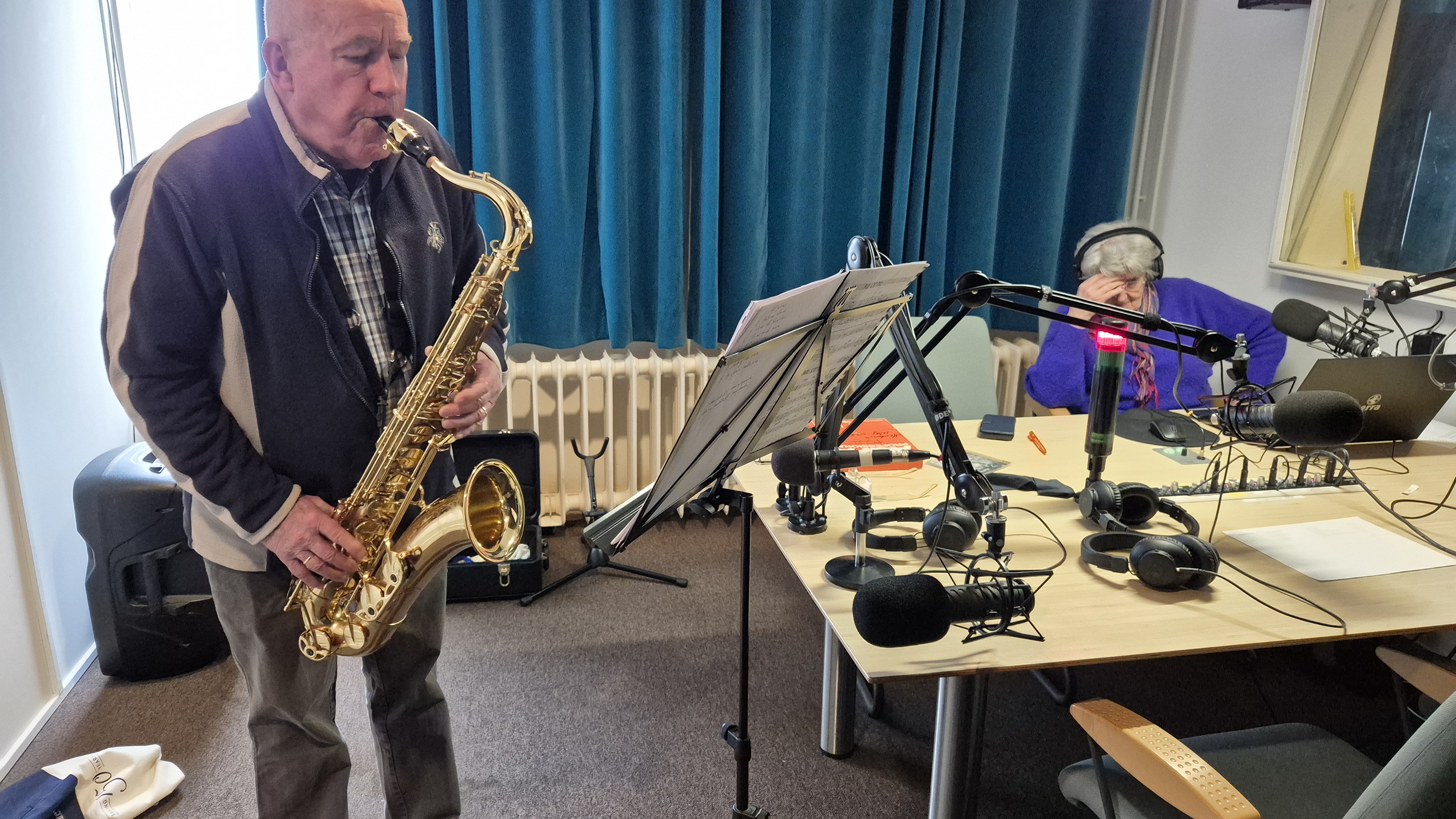 Te gast: Bert Noordam, saxofonist bij het Max Orkest